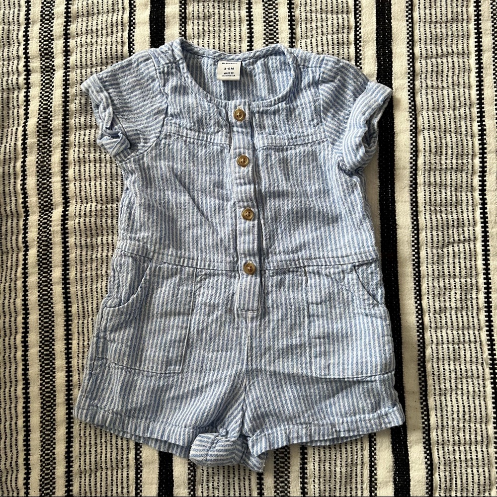 Striped Romper Old Navy Baby